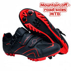SPD Road Cycling Shoes Shock Absorption And Durable,Suitable For Racing On Long-Distance Roads,MTB Mountain Off-Road Riding Unis