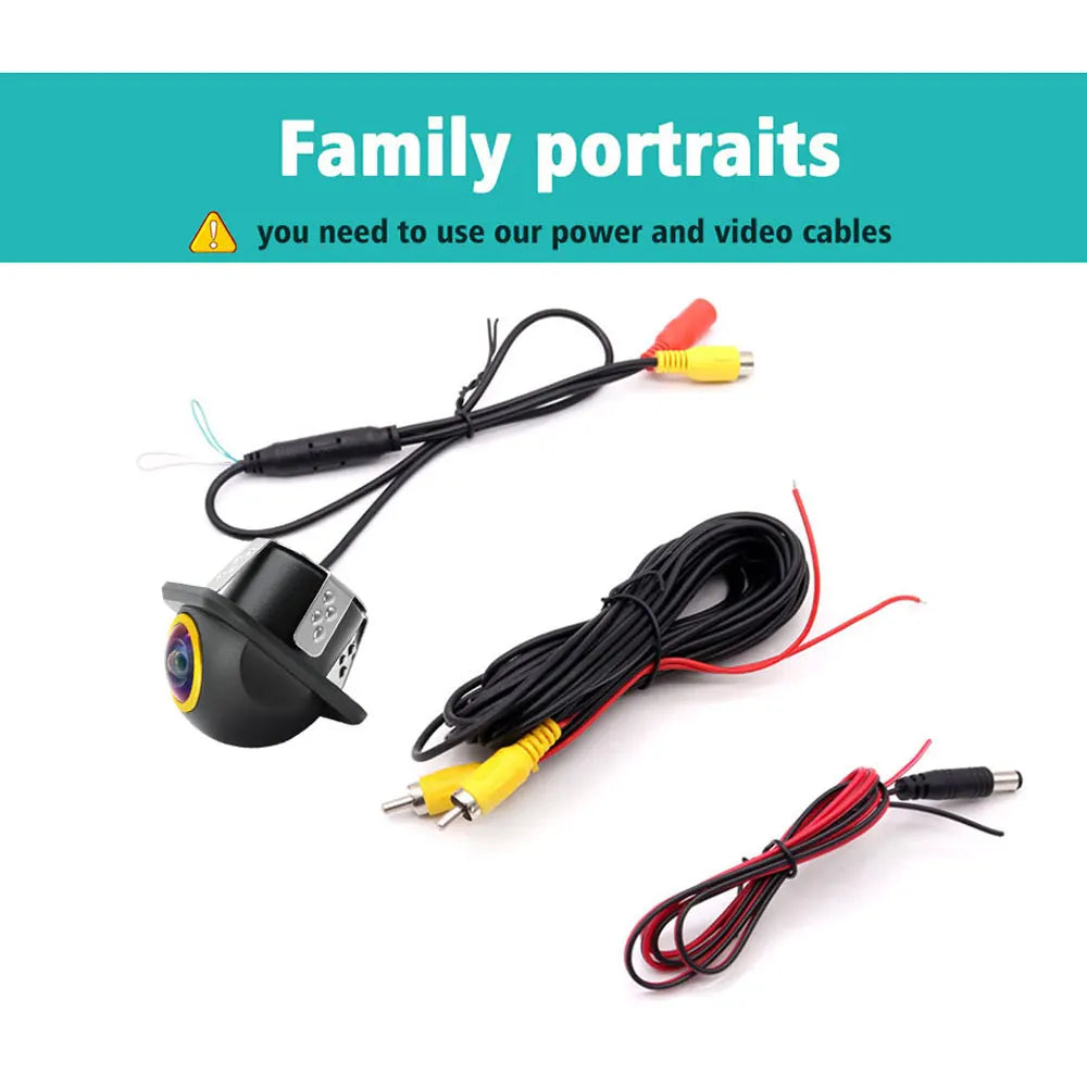 QMKJ AHD 1080P/720P Dynamic Trajectory Rear View Camera HD Night Vision Reversing Camera Waterproof For Andriod Player Monitor