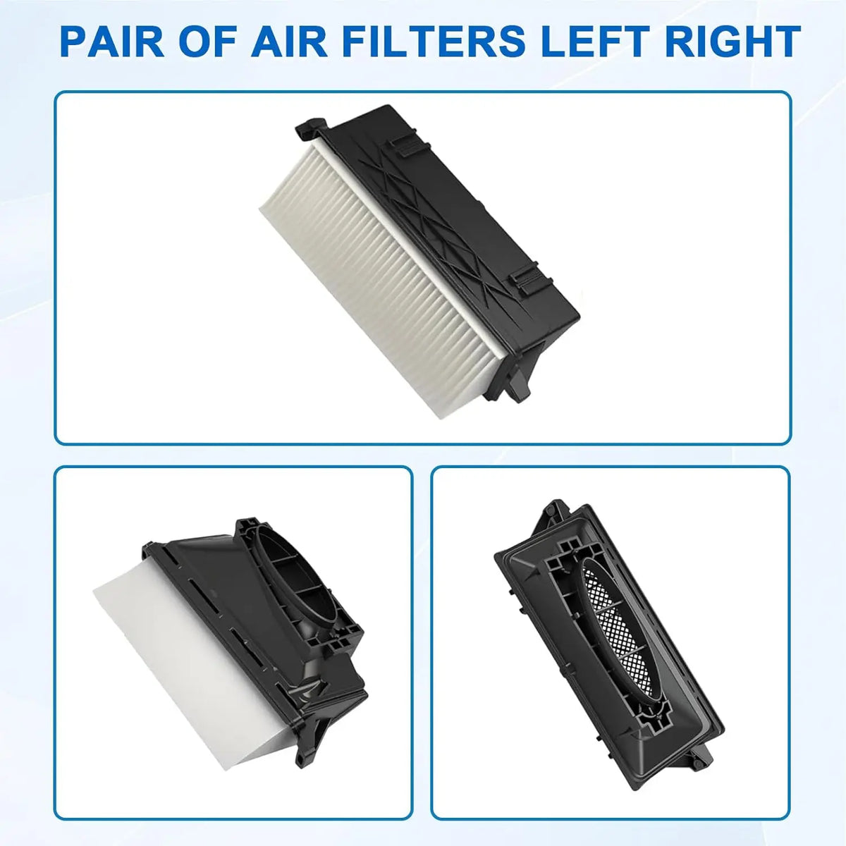 Pair of Right Left Seat Air Filter Fits Mercedes-Benz C class S-Class W221 W222 300/350 CDI OM 6420941204 6420940000 6420942304