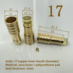 1PCS Brass Cane Crutch Tip with Anti-Skid 12mm-26mm for Hiking Pole Chair Leg Feet Replacement