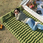 TARKA Camping Inflatable Mattress Air Sleeping Mat With Pillow Lightweight Sleeping Cushion  Compact For Outdoor Hiking Climbing
