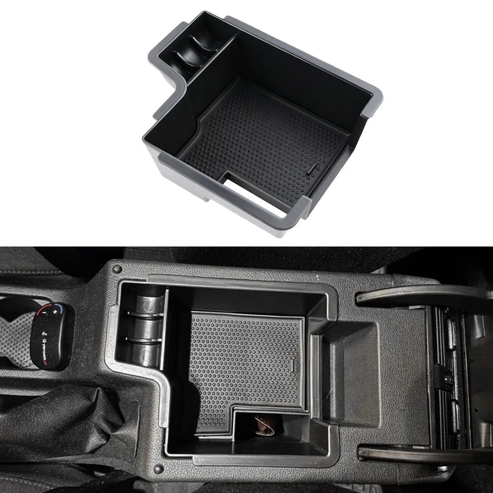 Car Armrest Storage Box Central Console Organizer Tray for Skoda Octavia 3 MK3 A7 5E VRS RS Combi Scout 230 245 LHD Accessories