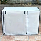 Multi-sizes Oxford Cloth AC Cover Breathable Easy To Install Durable Dirt-Proof Outdoor Use Rollup AC Cover Weather Protection