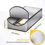 Attic Stairway Insulation Cover Energy Saving Attic Stairs Door Ladder Double Bubble Insulator Pull Down Stairs Tent with Zipper