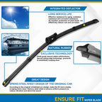 Erick's Wiper LHD Front & Rear Wiper Blades Set For Seat Ateca 2016 - 2023 Windshield Windscreen Window Brushes 26"18"11"