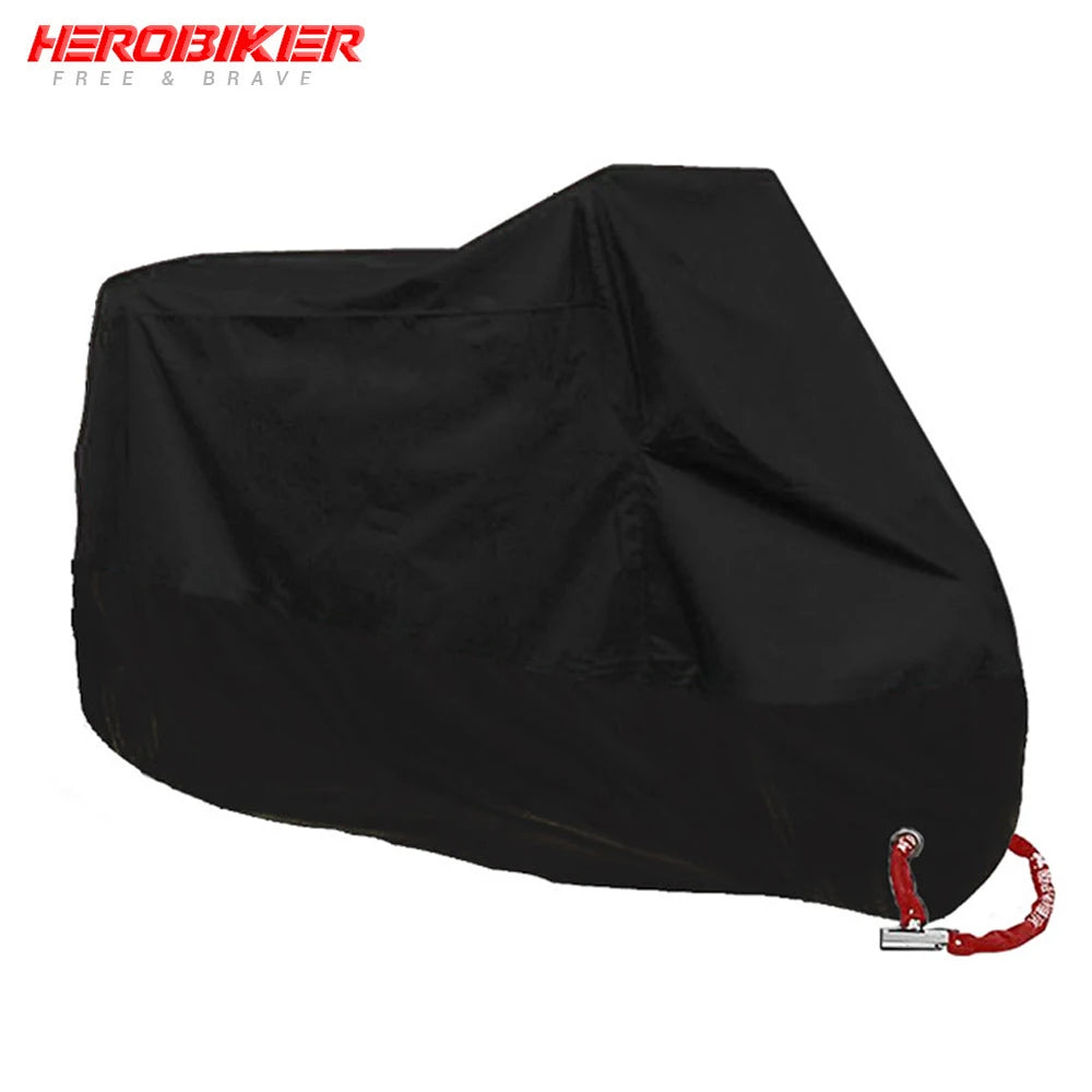 New Motorcycle Cover Funda Moto Rain Cover Waterproof Dustproof UV Protective Cover Coat Indoor Outdoor Motorbike Scooter Cover