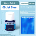 Waterproof Glass Paint 20/25ml Sun-Resistant Acrylic Paints For Artist Drawing Painting Pigment Hand Painted Glass Paint DIY