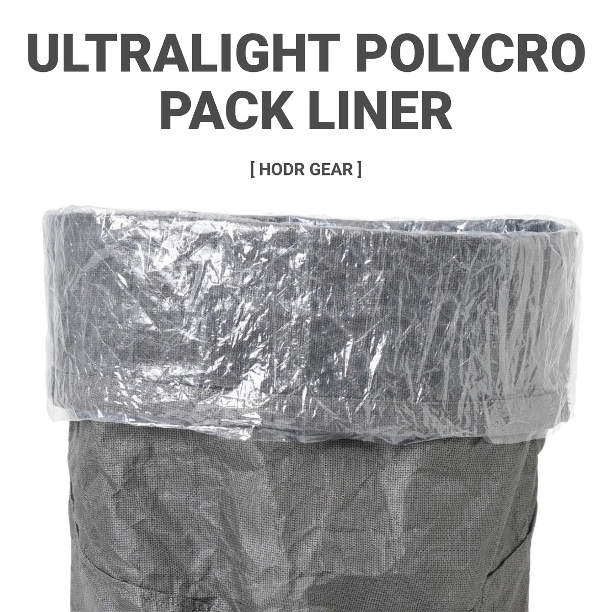 Backpack Liner Bag Packing Ultralight 14g Polycro Inner Dry Bag Waterproof Storage for Hiking, Trekking,UL Camping Gear