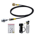 Soda Water Machine External Carbon Dioxide Cylinder TR21 Fill Adapter Kit Soda Maker CO2 Filling Station with Hose