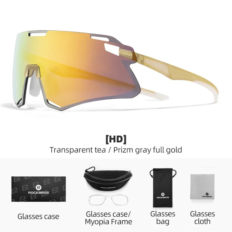 ROCKBROS Cycling Glasses Men Women Lightweight Sunglasses Road UV400 Cycling Eyewear Mountain Bike Bicycle MTB Road Goggles