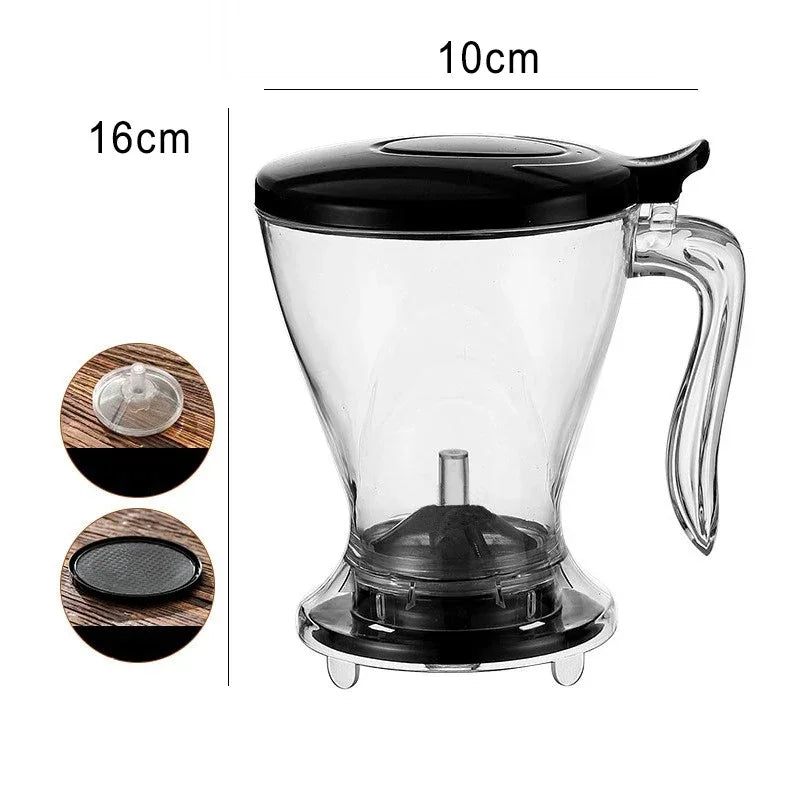 600ml Pour Over Coffee Dripper Cold and Heat Resistant Removable Coffee Filter Hand-brewed Espresso Pot Infuser Loose Leaf Tea