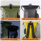 Waterproof Kayak Dry Bag Drift Swimming Backpack Large River Trekking Shoulder Beach Diving Dry Rafting Canoeing PVC Camping Bag