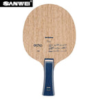Sanwei Echo Table Tennis Blade 5-Ply All-Wood Ping Pong Racket, CS/FL/ST Handle
