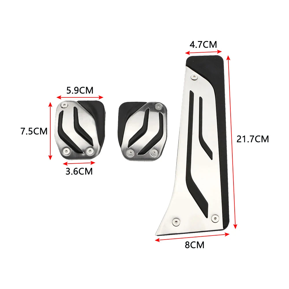 Car Pedals Cover for BMW 1234 Serials F20 F21 F22 F23 F24 F30 F31 F32 F33 F34 F35 F36 F80 F82 F83 E81 E82 E88 E90 E91 E92 E93