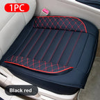 SEAMETAL Full-Surround PU Leather Car Seat Cover Cushion Protector Pad, 1pc