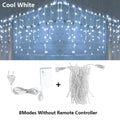 White 8 Modes / EU Plug / 25M