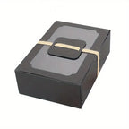 5/10pcs, New Large Kraft Paper Box, Cookie Candy Cake Gift Box, PVC Transparent Window Birthday Christmas Gift, Party Supplies
