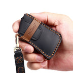 Luxury Car Key Case Cover Leather Fob Protector for LFA Lexus Ux Ux200 Ux250h Es200 Es300h Keyring Holder Accessories Keychain