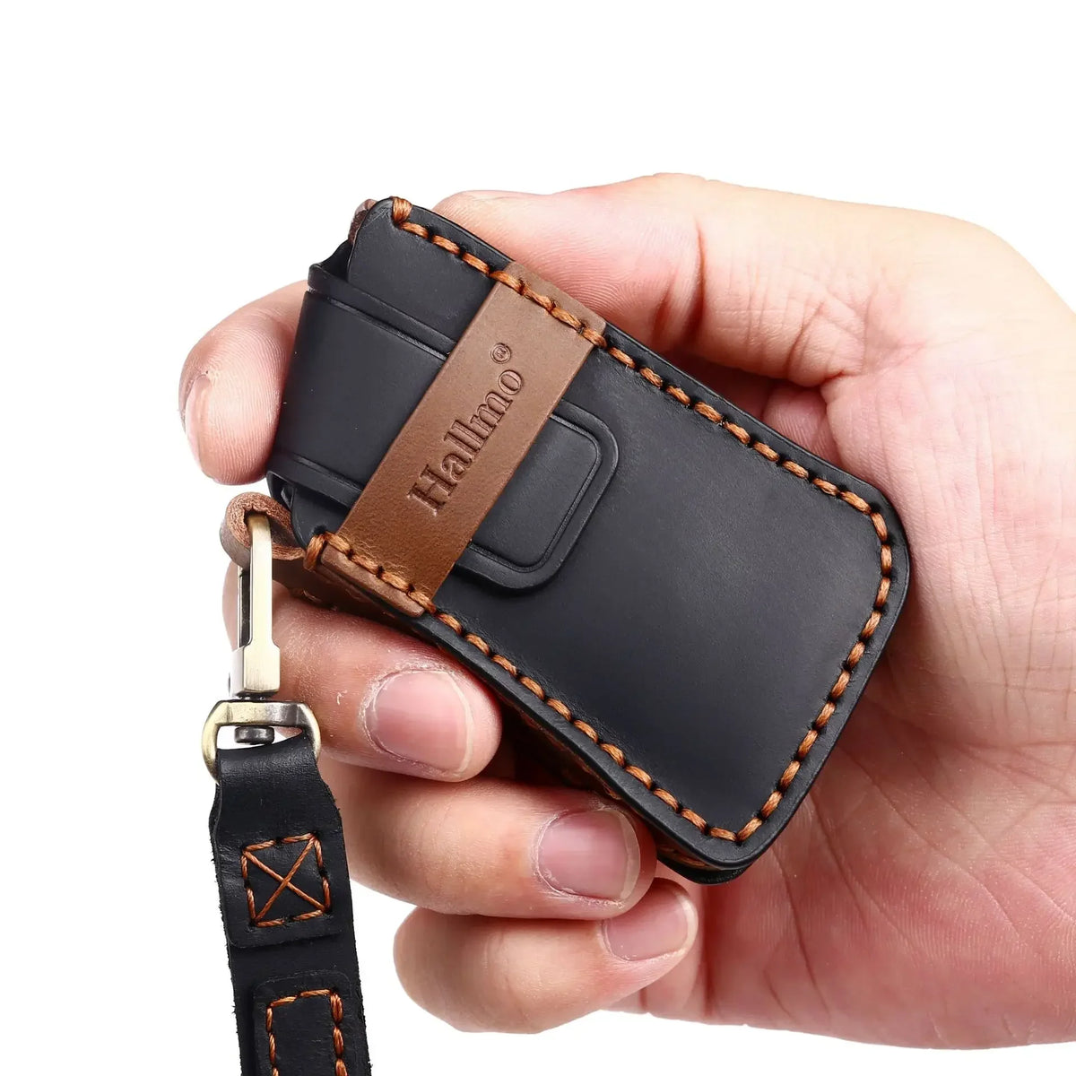Luxury Car Key Case Cover Leather Fob Protector for LFA Lexus Ux Ux200 Ux250h Es200 Es300h Keyring Holder Accessories Keychain