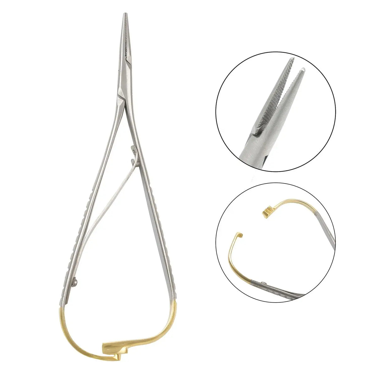 Dental Needle Holder Tweezers Orthodontic Instrument Dentistry Product Stainless Steel Mathieu Needle Holder