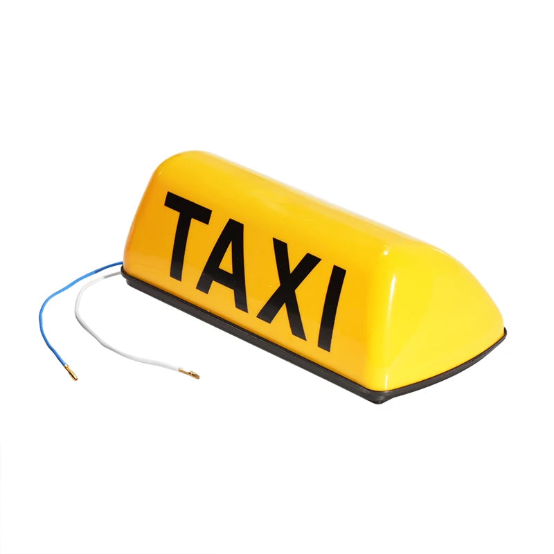 12V DC Taxi light Suction Magnet Roof Waterproof Top Sign Magnetic imeter Cab Lamp Light Signal Lamp Roof Top Sign Light TAXI