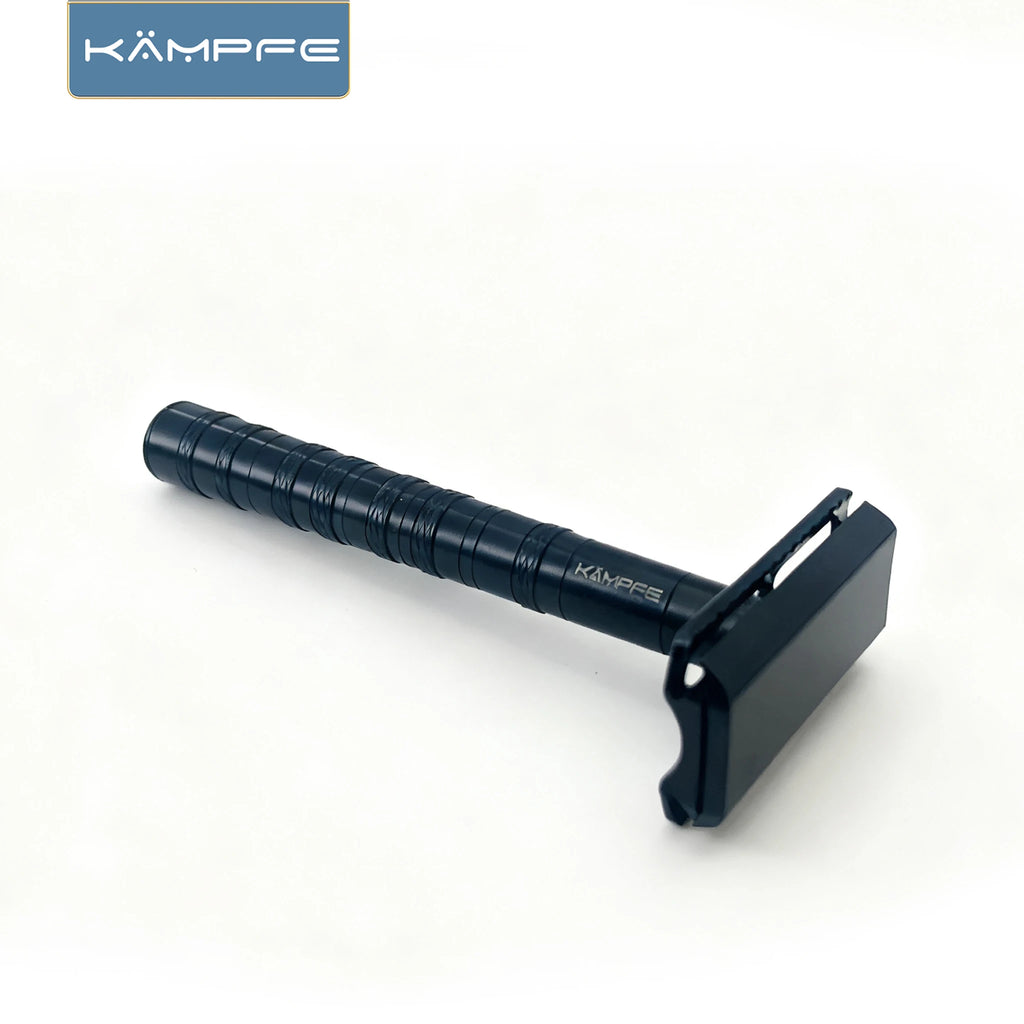KAMPFE Double Edge Safety Razor Stainless Steel Classic Manual Shaver Wet Shaving 30-degree Shaving Angled Head for men