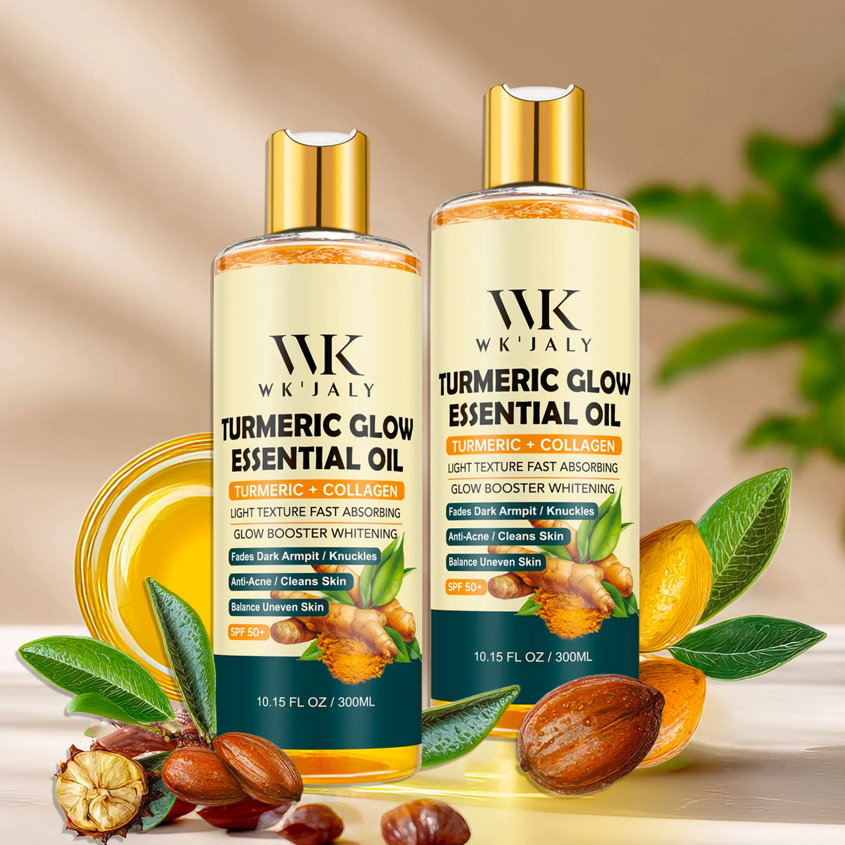 WK JALY Whitening Essential Body Oil Series, Clean Skin, Moisturizing, Nourishing, Remove Acne, Black Spots, for All Skin Types