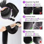 12A Raw Virgin Unprocessed Straight Bundles Human Hair 2/3/4 Pcs Human Hair Brazilian Straight Human Hair Bundles Extensions