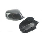 For BMW 1er 3er E87 E88 E81 E82 E90 E91 E92 E93 LCI  Carbon Fiber Pattern Black Side Wing Rearview Mirror Cover Cap Accessories