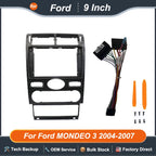 9 Inch For Ford MONDEO 3 2004-2007 Car Radio Android MP5 Player Stereo Casing Frame 2 Din Head Unit Fascia  Dash Board Cover