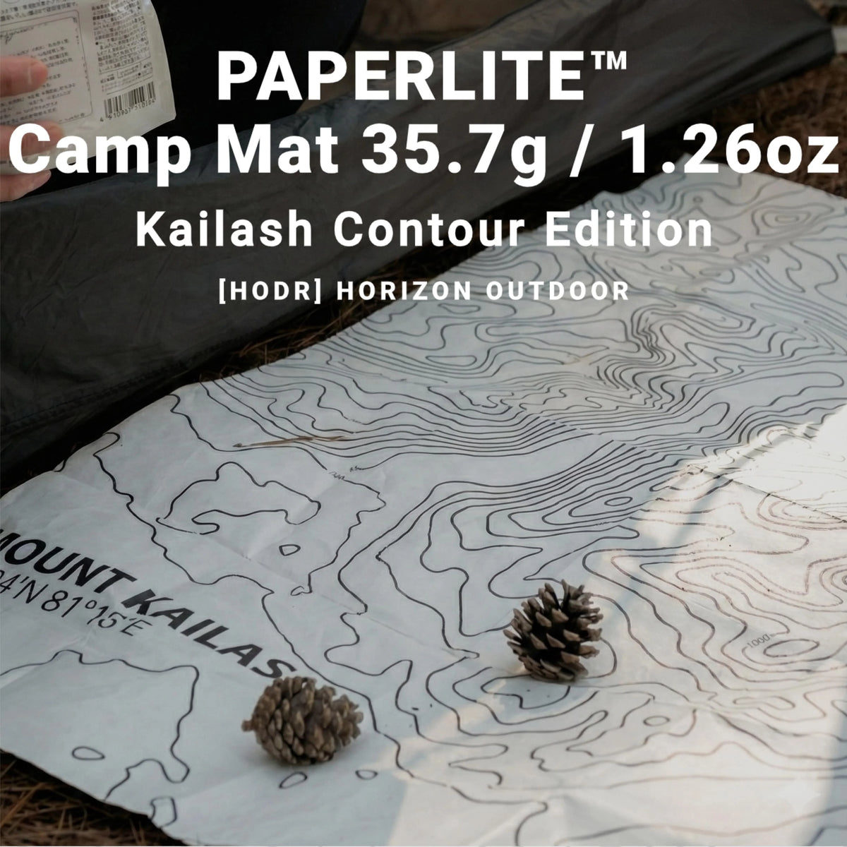 HODRGEAR Tyvek Tent Footprint Ground Sheet 35g Ultralight Waterproof Mat, Standard/Contour