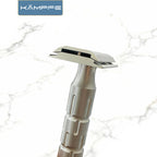 Kampfe CNC processing stainless steel safety polished  shaver Men's razor gifts women hair Manual double-edgedremoval