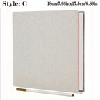 1pc Linen Photo Album Self Adhesive Scrapbook Album for 2x3 4x6 5x7 8x10 Pictures DIY Photo Book Birthday Gifts for Women Mom