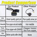 For BENELLI OBD2 Adapter Cable For TNT 25/135/300/600,GT600,TRK502,LEONCINO Motorcycle Diagnostic Cable For BOSCH ECU DELPHI ECU