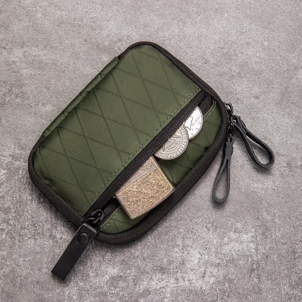 Small EDC Pouch Storage Pocket Wallet Card Holder Coin Purse Utility EDC Pouch Organizer for Multitools