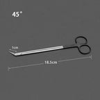 Potts Cut Angle Vascular Scissors Microscopic Coronary Artery Stainless Steel Microscopic Beak Scissors