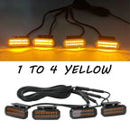 For GMC Sierra Center Front Grille Small Amber Light Front Grille Lights Daytime Running Warning Light