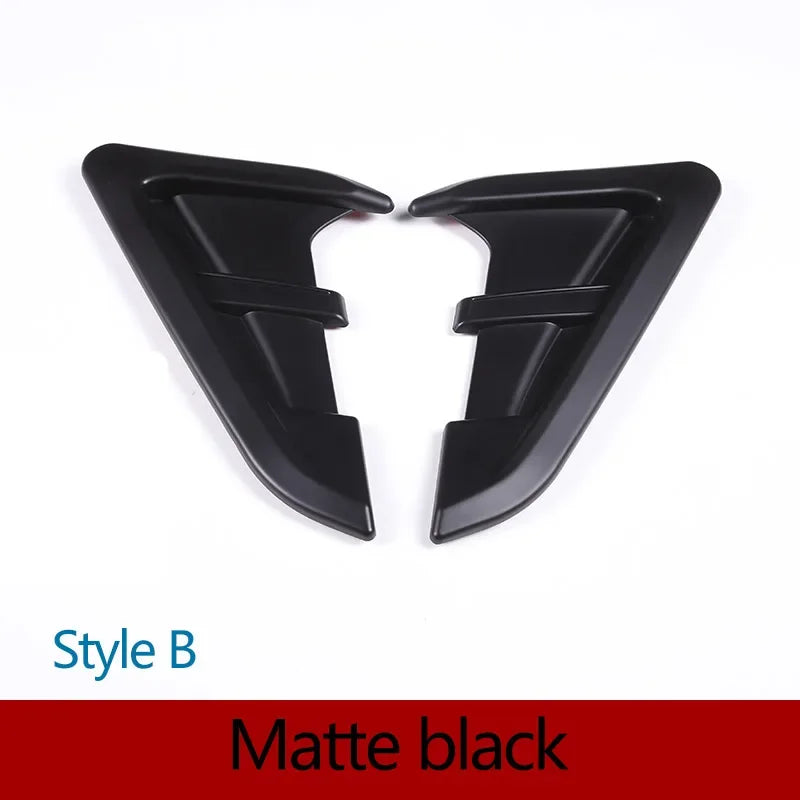 For BMW X3 G01 X4 G02 2018-2021 ABS Carbon Fiber Car Front Fender Side Shark Gill Side Air Outlet Cover Trim Car Accessories