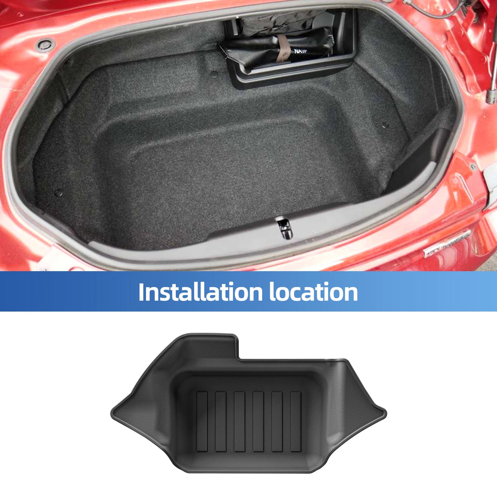 for Mazda MX-5 Miata MX5 Mazda Roadster 2016-2024 Car Trunk Mat Protective Mat Car Interior Accessories Cargo Liner Pad