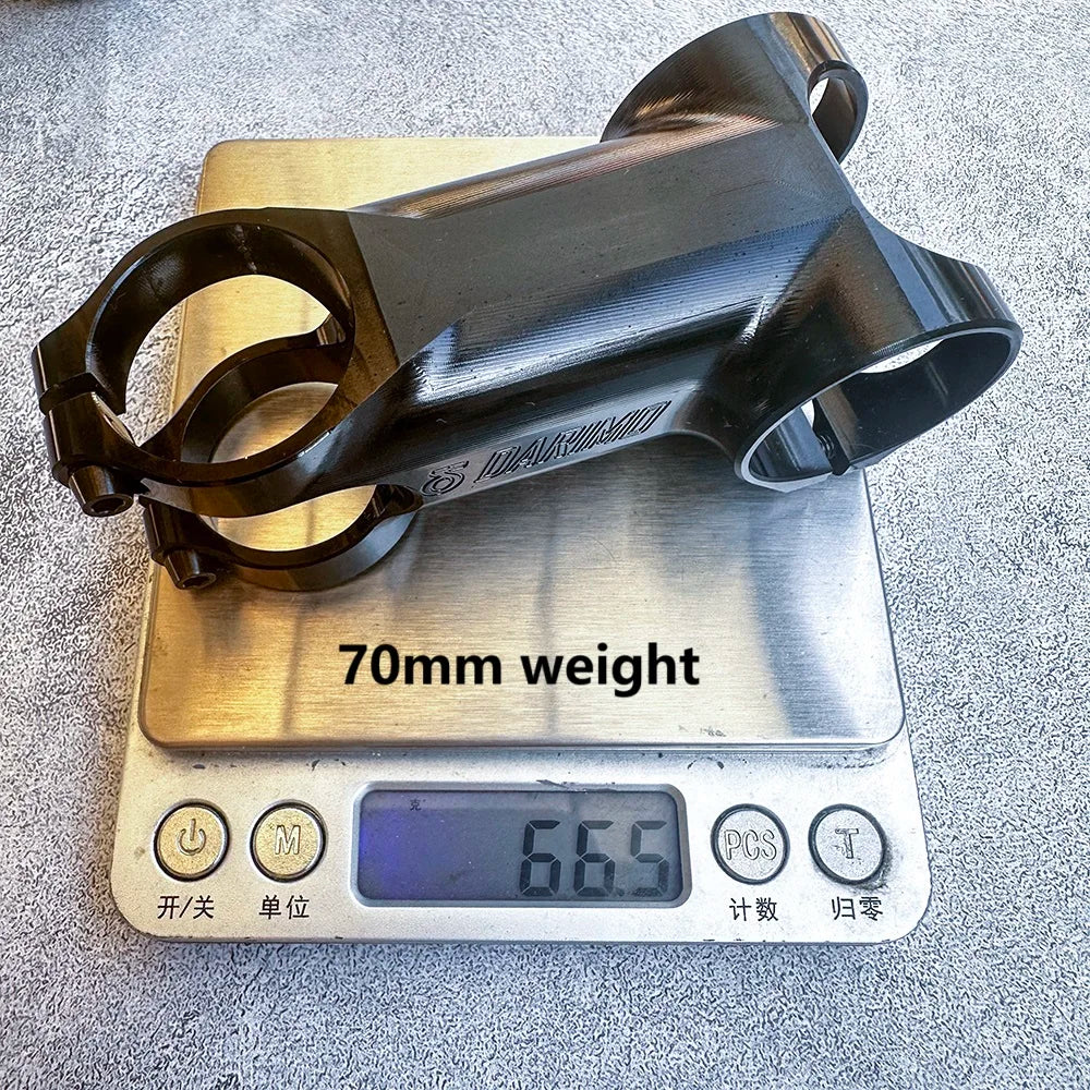 Ultralight 67g Bike Stem 7075 T6 Aluminum CNC Titanium Screws MTB Road Gravel Bicycle Handlebar Stem -6 -17 Degree
