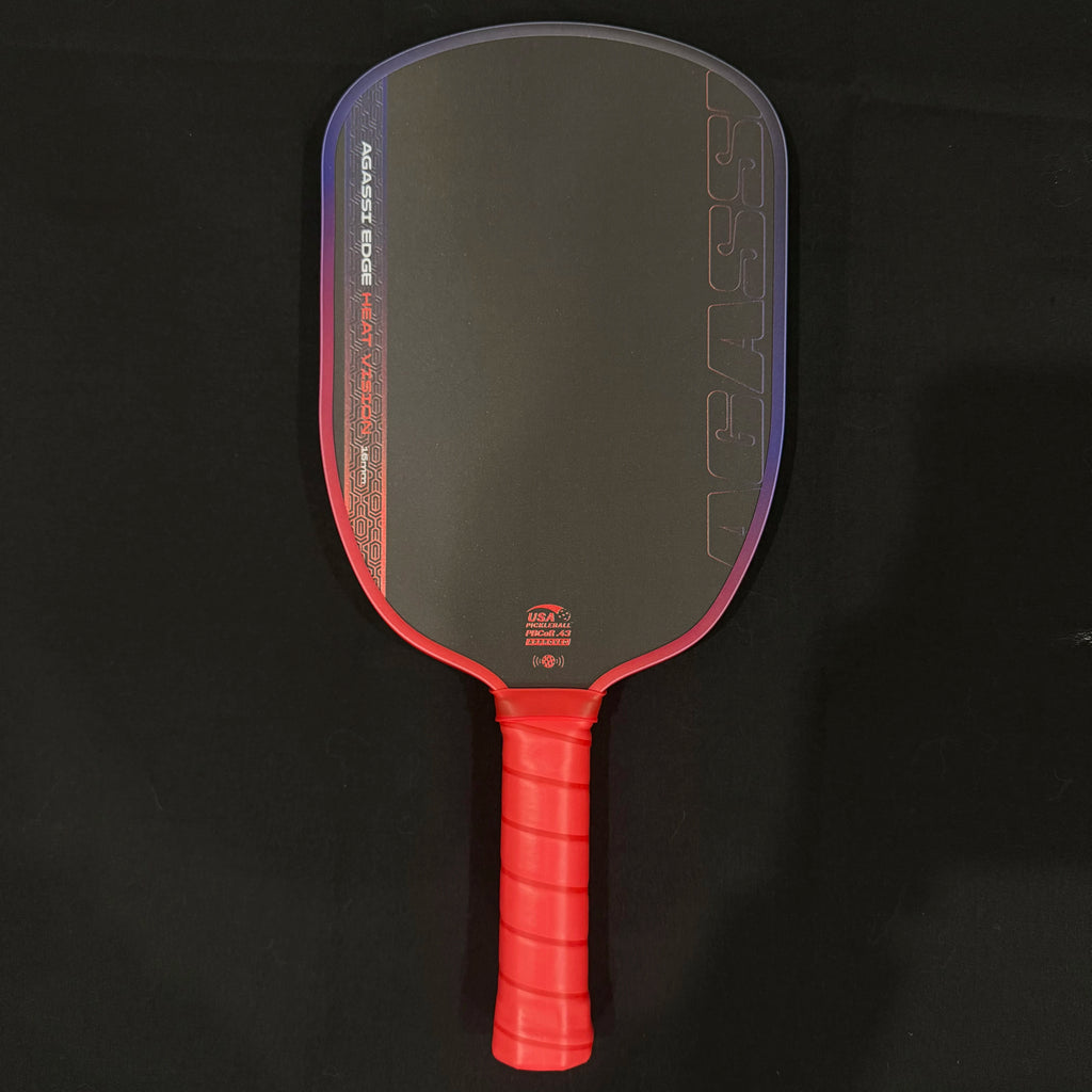 Hot-press integrated Gen4 technology, AGASSI, T700 carbon fiber panels, 16mm honeycomb core, enhanced rotation and power