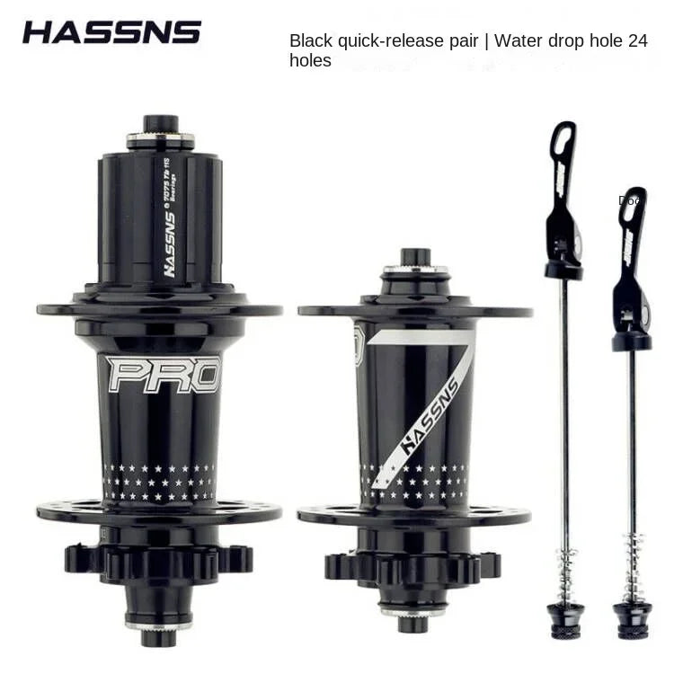 Hassns Cube Pro 7 32/24 Hole mtb Rear K7 Noisy Hub 4 Bearing 6 Pawl 120 Click Bicycle Cube Suitable For 7/8/9/10/11/12 Speeds