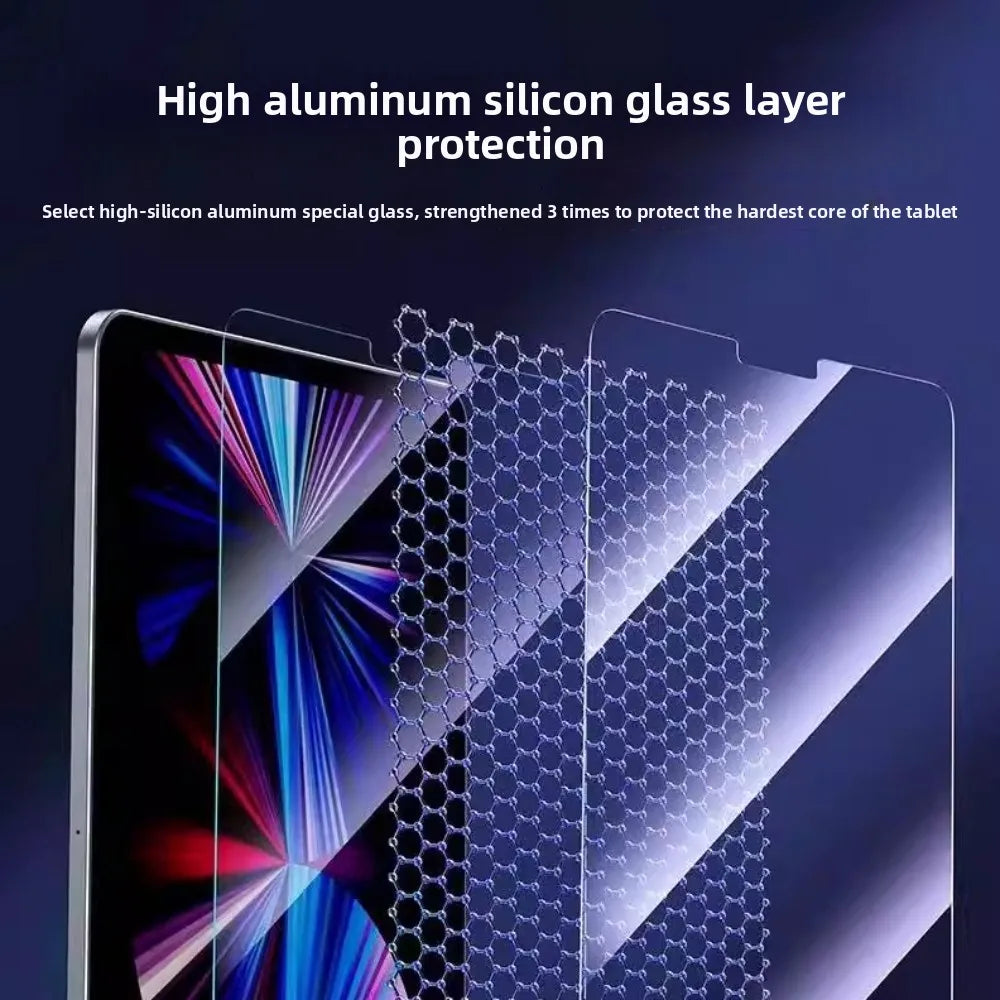 Tempered Glass for iPad Air 13 11 5 4 3 M3 M2 Pro13 M4 A16 11th 2025 12.9 Screen Protector 10 9 10th 9th Mini 7 6 Instant Film