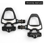 ONIRII PD-06 Road Bike Carbon Lock Pedals Bicycle SPD Self-Locking Steel/Titanium 6 Degree Pedal with Locking Plate for Road NEW