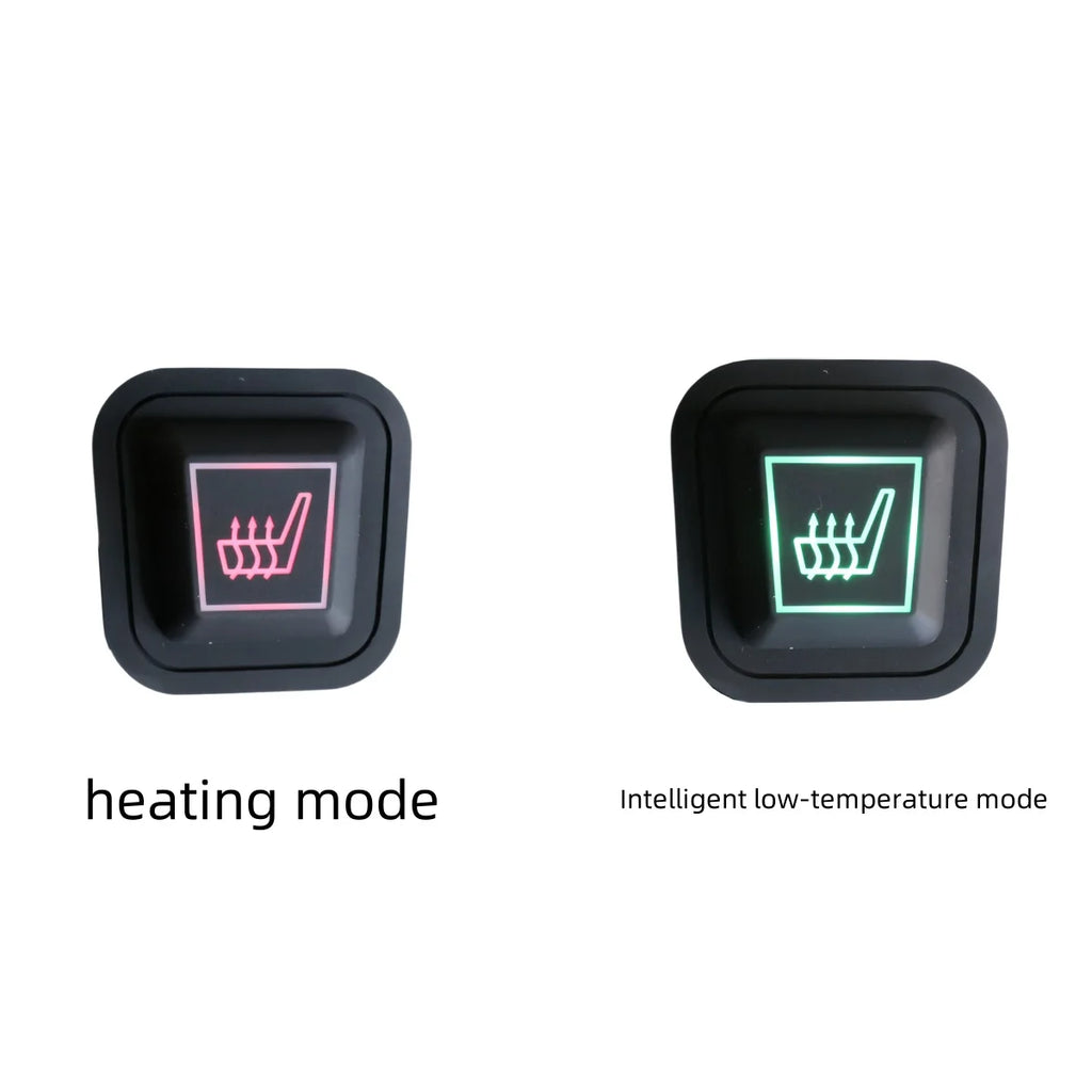Motorcycle Accessories 12 V Fiber Motorcycle Seat Thermal Winter Heated Pad mat Waterproof Switch Button seat  heating cushions