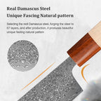1-7PCS 67 Layer Damascus Steel knife 8 inch chef knife Japanese  Cut Meat Kitchen Knife Super sharp kitchen Nakiri Knife