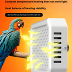 Bird Cage Heater Safe Constant Temperature Control Energy Saving Waterproof Dustproof Bite Resistant Adjustable Bracket for N8M3