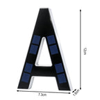 12CM Solar Lighted House Number Outside Light-up LED Address Number Waterproof House Number Light Address Sign Home Decor