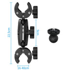 For Insta360 x2 x3 x4 x5 Motorcycle Bike Mount Selfie Stick for Insta 360 x2 x3 x4 x5 Moto Monopod Handlebar Accessories Kit