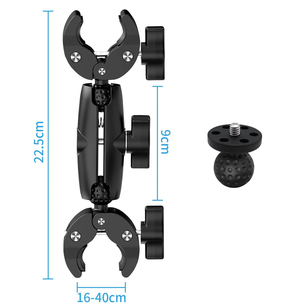 For Insta360 x2 x3 x4 x5 Motorcycle Bike Mount Selfie Stick for Insta 360 x2 x3 x4 x5 Moto Monopod Handlebar Accessories Kit